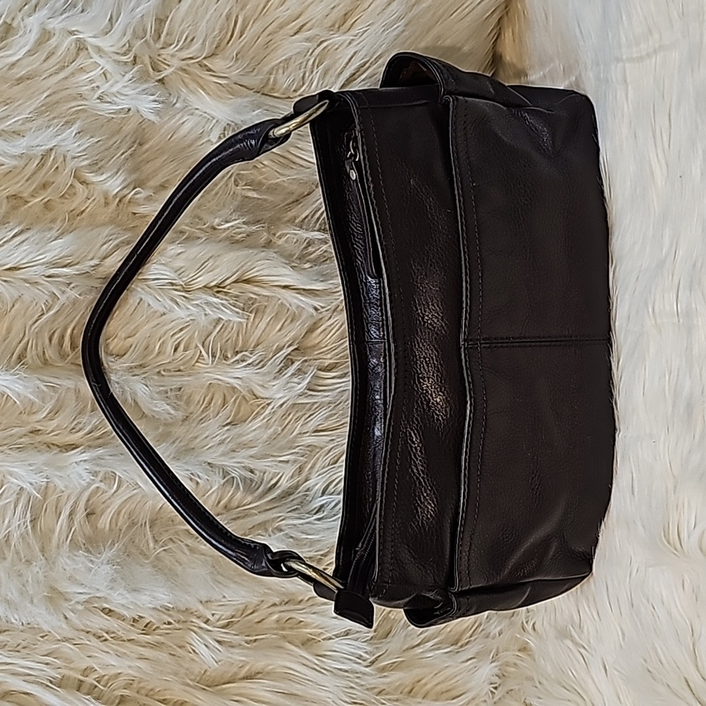 HOBO Leather Dark Brown Handbag Purse